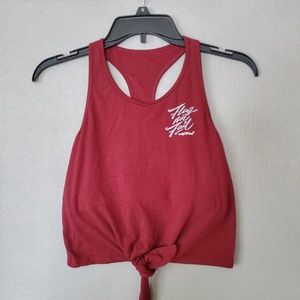 Flag nor fail crop tank